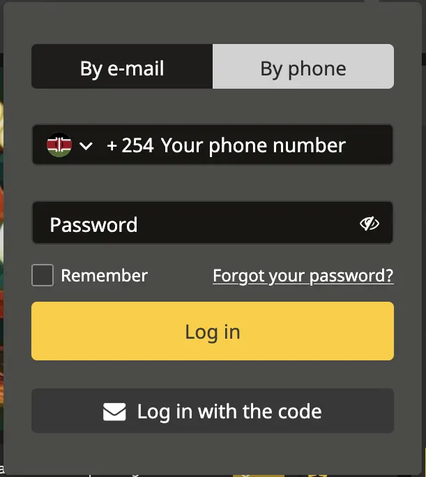 AfroPari Kenya login guide